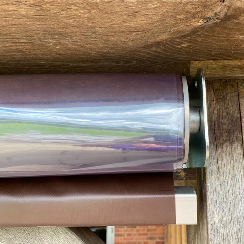 Clear Garden Blind Fixture