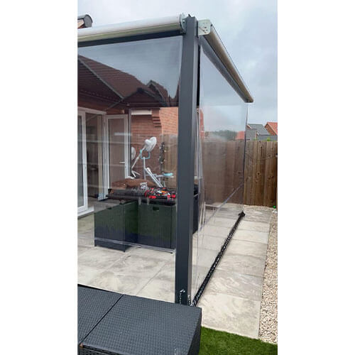 Clear Garden Blind