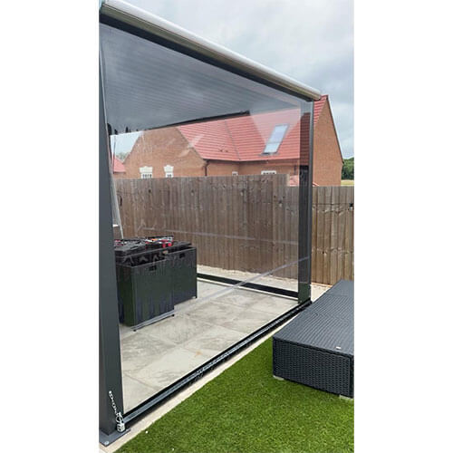 Clear Garden Blind